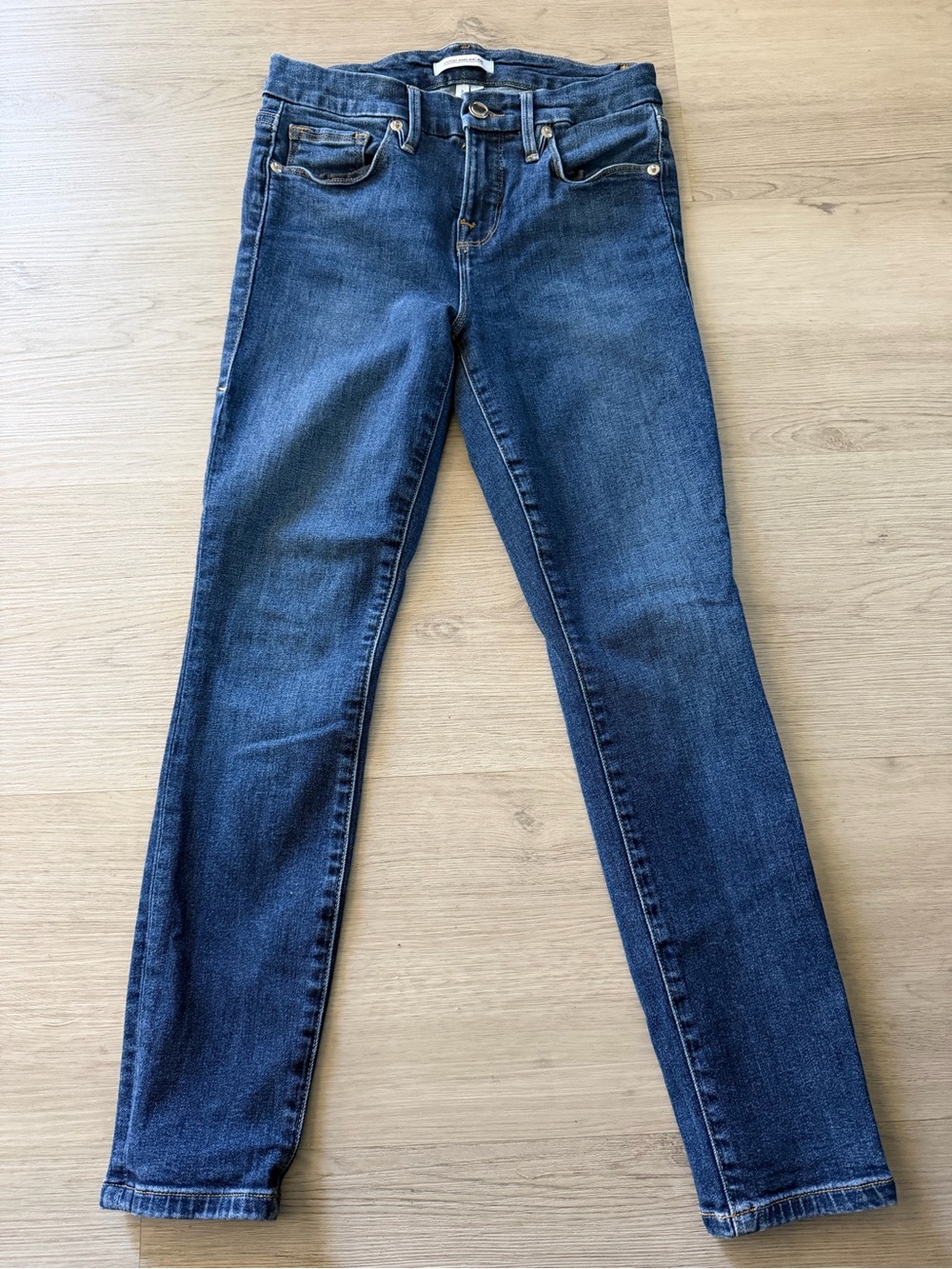 Good American Dark Blue Skinny Jeans